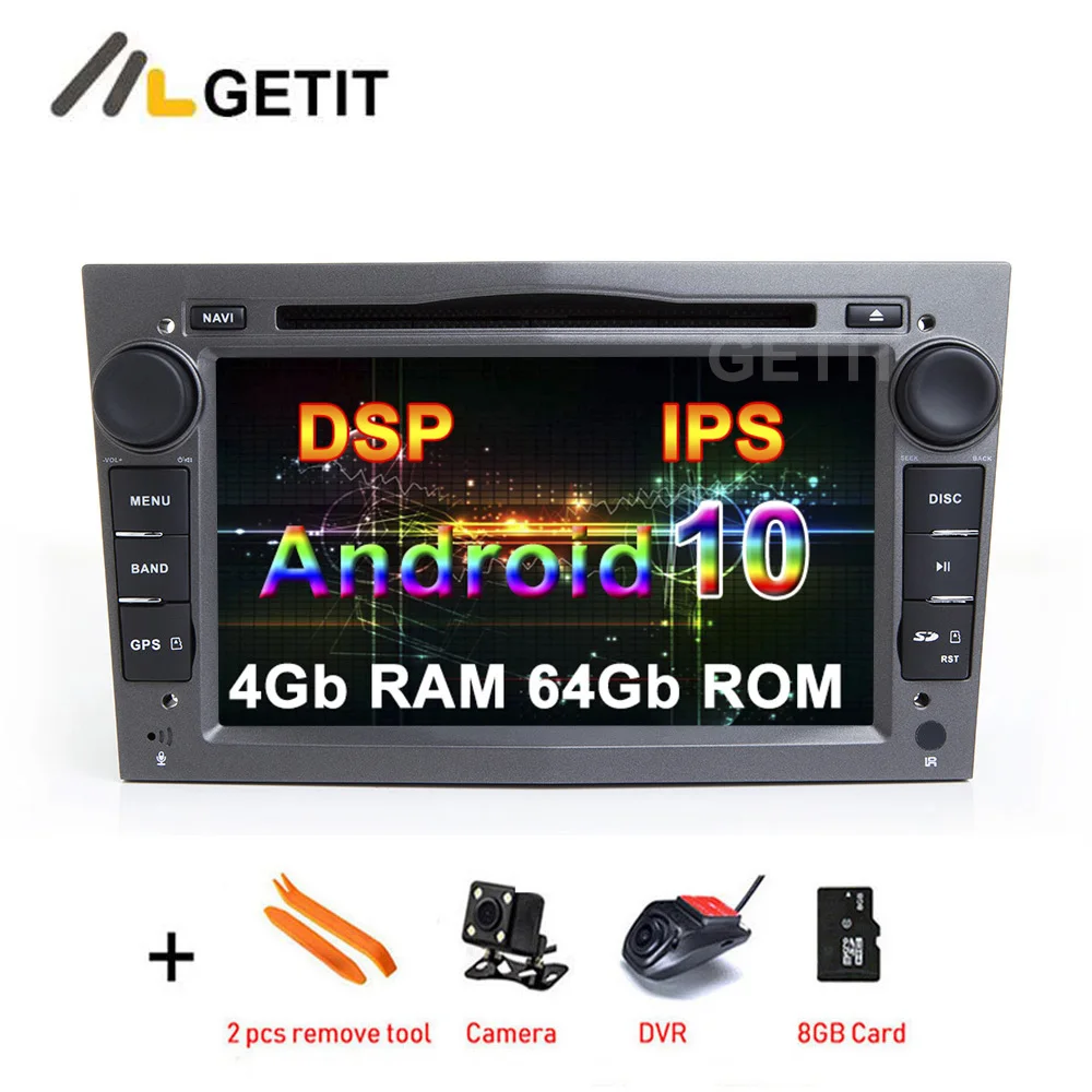 Автомобильный DVD-Мультимедиа DSP 64G Android 10 для Opel Vauxhall Astra H G J Vectra Antara Zafira Corsa с GPS
