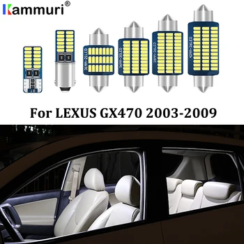 

KAMMURI 19PCS Error Free White LED Car Interior Light Package Kit For 2003-2009 Lexus GX470 LED Interior Lights