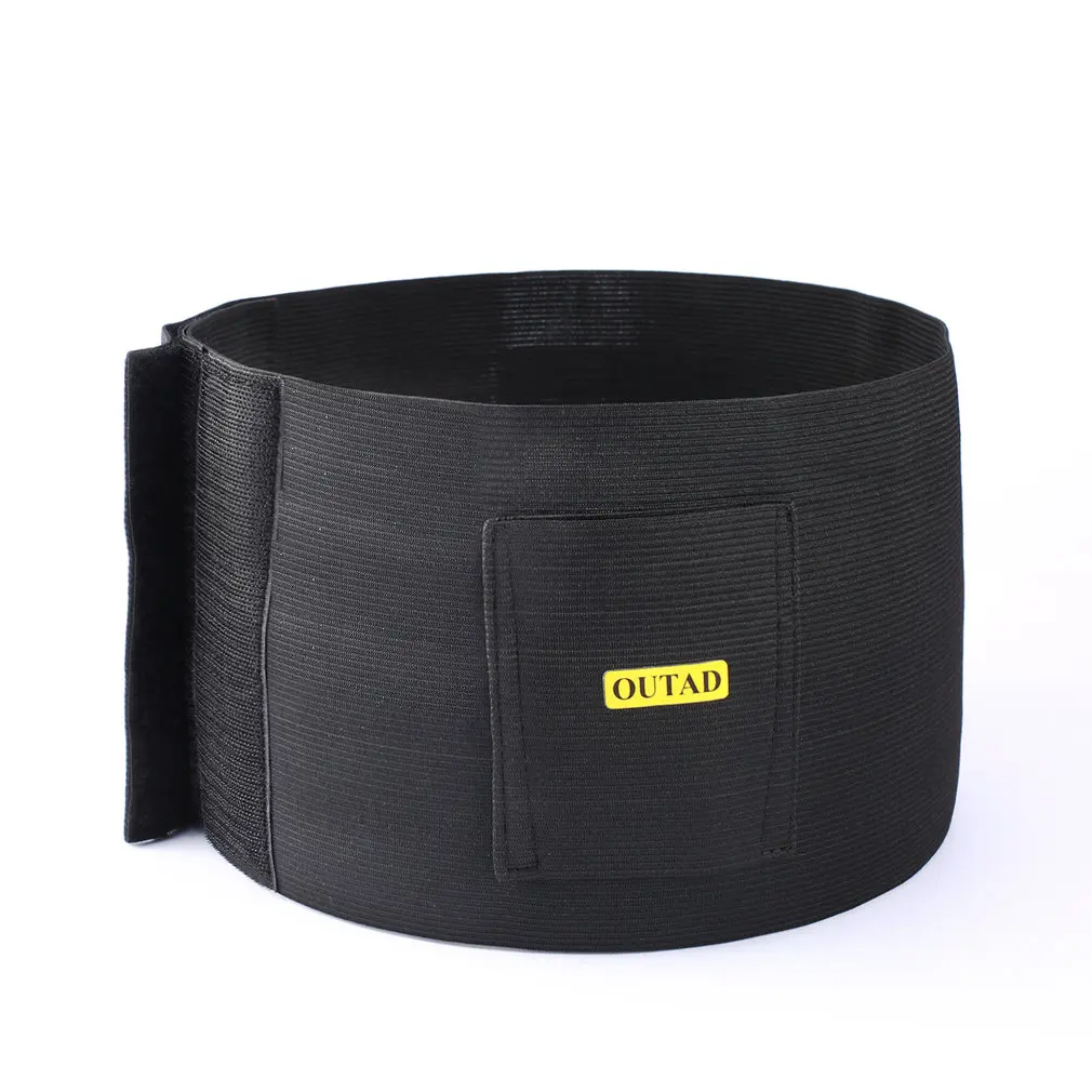 

OUTAD Adjustable Tactical Elastic Concealment Belly Band Abdominal Belt Waist Pistol Handgun Gun Holster With Dual Pouches