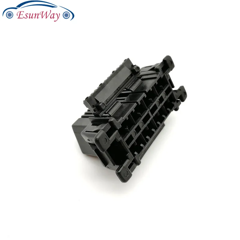 50 шт./лот! OBDII OBD2 OBD 2 16Pin разъем для женщин OBD женский провод гнездовой разъем кабель J1962f штекер белый черный цвет