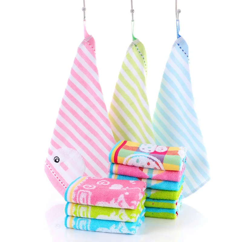  Pure Cotton Small Tower Children Face Wash Household Infant Soft Absorbent si fang jin Handkerchief