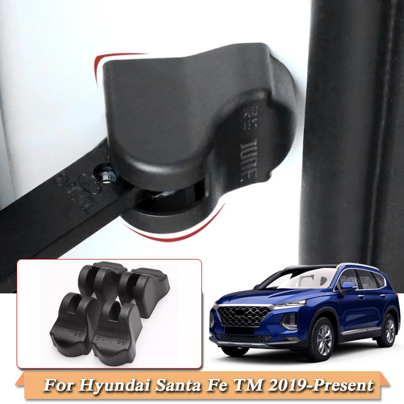 Для hyundai Santa Fe TM- автомобильный Стайлинг Автомобильный Дверной замок защитные крышки крышка контрольный рычаг двери протектор крышки аксессуары