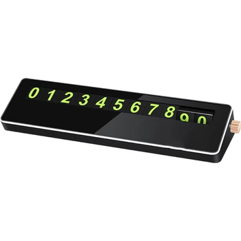 

Temporary parking sign creative 3D mobile phone number plate high grade moving car number number number