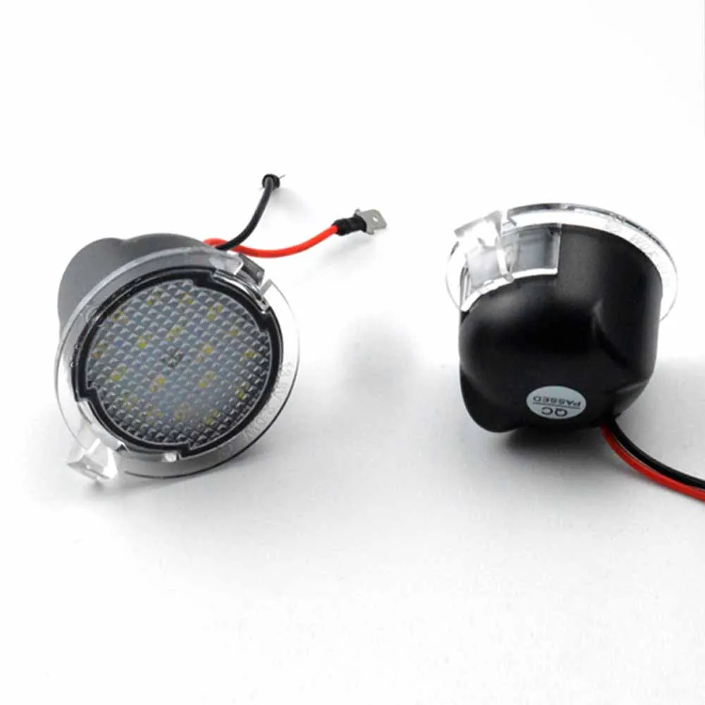 Car Led Under Side Rearview Mirror Puddle Light for Ford F-150 Mondeo MK5 Edge Fusion Explorer Flex Taurus Mustang Light led car lights led lights led car decorative lights car door projector lamps led car decoration lamp car projector lamp