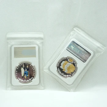 

Four Generations British Royal Family Commemorative Coins Collection Collectible with PCCB Box