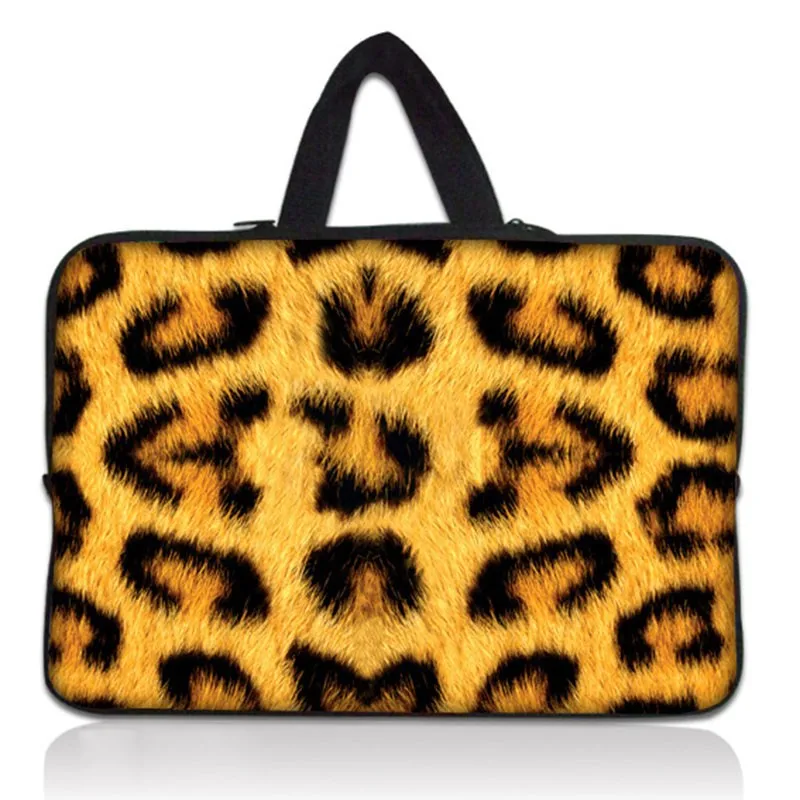 leopard Блокнот "Панда" чехол для Xiaomi MacBook Air 11,6 12 13 Чехол retina Pro 13,3 15 15,6 модный ноутбук рукав мягкая сумка - Цвет: leopard