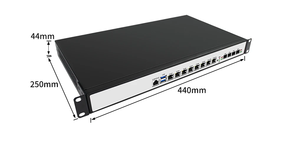 Redundant Power Supply 1U Industrial Firewall Server - INTEL 8 Gigabit 1000M, 4 10G SFP, Intel Core i5 9400 i7 9700 Description Image.This Product Can Be Found With The Tag Names Barebone Mini PC, Computer Office, Power supply