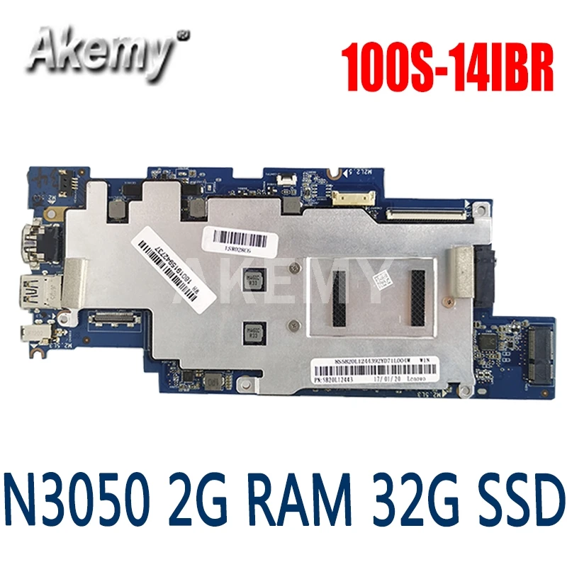 1501B_01_01 100S-14IBR материнская плата для For Lenovo IdeaPad Материнская ноутбука CPU N3050 2G RAM 32G SSD