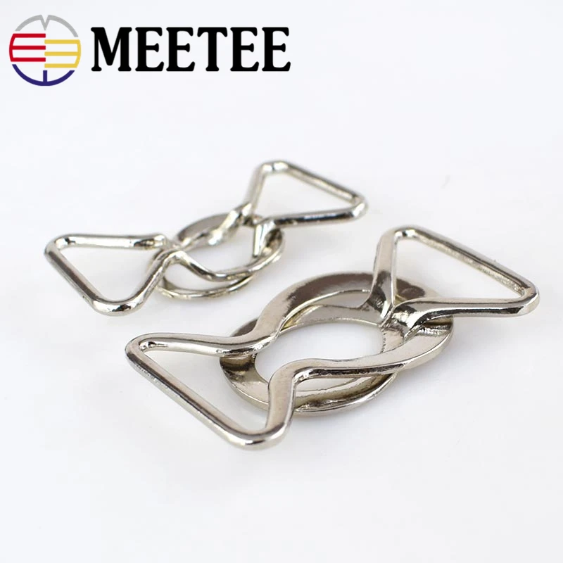 Металлическая застежка Meetee для пальто и кожаных пуговиц 2/4/10 шт. 23/31 мм сумок