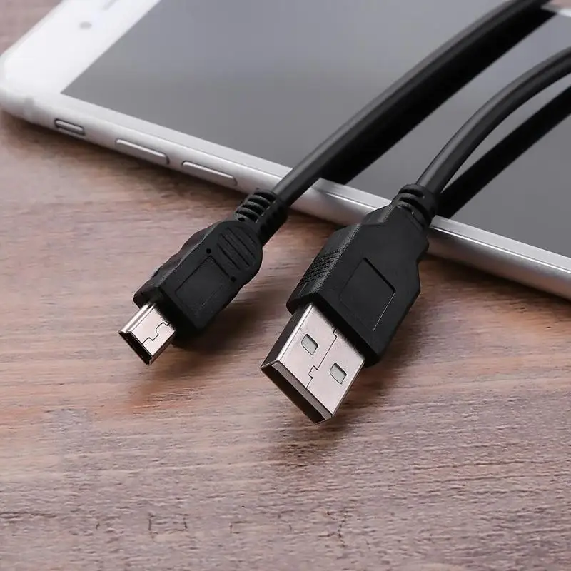 3 м Мини USB кабель Питание проводное зарядное устройство w/магнитным кольцом USB стабильная безопасность практично и долговечность для sony PS3 геймпад