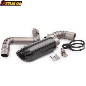 For KTM Duke 125 2011-2016 Duke 200 2012-2020 RC 125 2014-2016 RC 200 2014-2020 Titanium Motorcycle Exhaust Muffler Link Pipe