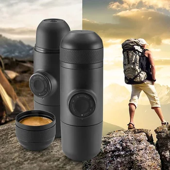 

Manual Portable Hand Pressure Espresso Machine Coffee Cup Travel Mini Hand-Press Espresso Handheld Manually Coffee Maker Utensil