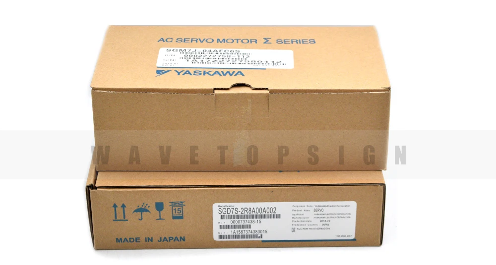 YASKAWA 400 Вт Серводвигатель SGM7J-04AFC6S+ Драйвер SGD7S-2R8A00A002+ соединительный кабель 5 метров