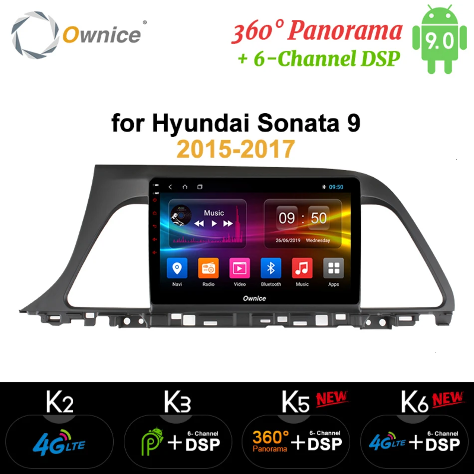 

Ownice K6 K5 K3 Autoradio 10.1" Android Car Dvd Player For Hyundai Sonata Gen 9/sonata Lf 2015 2016 2017 Head Units Multimedia