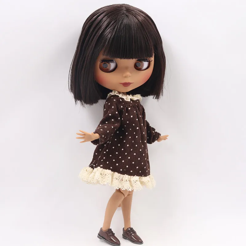 ICY Nude Blyth Custom Кукла № BL0321 коричневые короткие волосы 1/6 bjd, pullip, licca, jerryberry