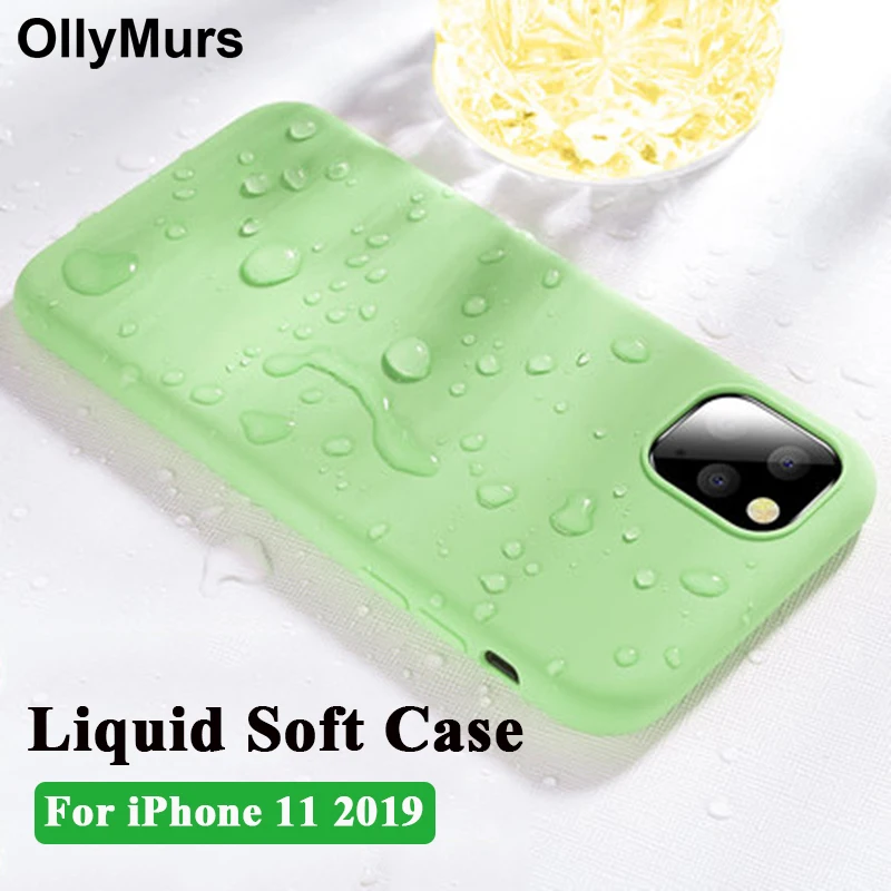 

Liquid Silicone Case for iPhone 11 2019 XR X 10 XS Max Phone Cover Protective Cases for iPhone XI XIR Soft TPU Back Bumper Coque