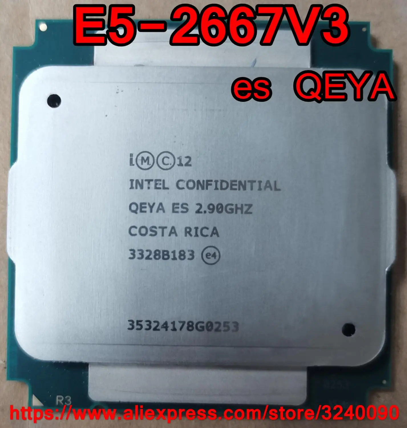 

Процессор Intel ЦП Xeon E5-2667V3 es версии QEYA 2,9 ГГц 8-ядерный 35M LGA2011-3 E5-2667 V3 E5 2667V 3 Бесплатная доставка E5 2667 V3
