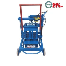 220V/380V Petit Mobile Brique Creuse Faisant La Machine 2.2KW Non combustion Machine De Brique De Ciment de Construction Machine de Moulage de Bloc 