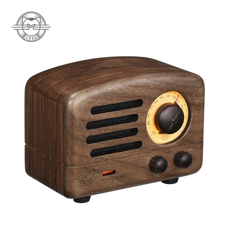 MaoKing(MUZEN) Bluetooth динамик MW-2/MW-2I Маленький принц FM радио Ручной Работы Деревянный сабвуфер ретро искусство подарок