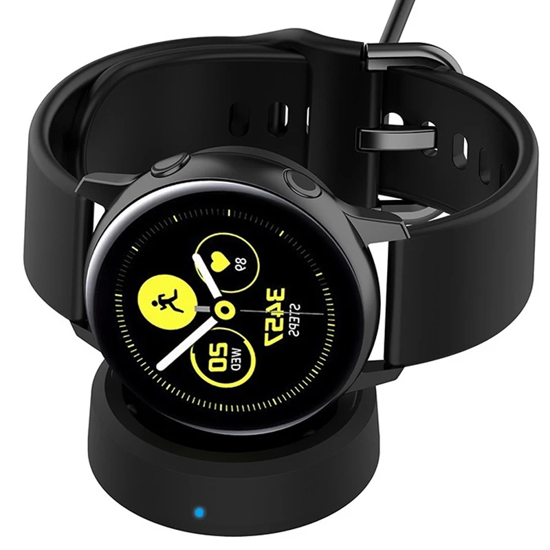 Qi Zaryadnoe Ustrojstvo Dlya Samsung Galaxy Watch 3 45 Mm 41 Mm Besprovodnaya Dok Stanciya Dlya Zaryadki I Provodnoj Kabel Dlya Galaxy Smart Watch Active 2 Elektronika Aliekspress