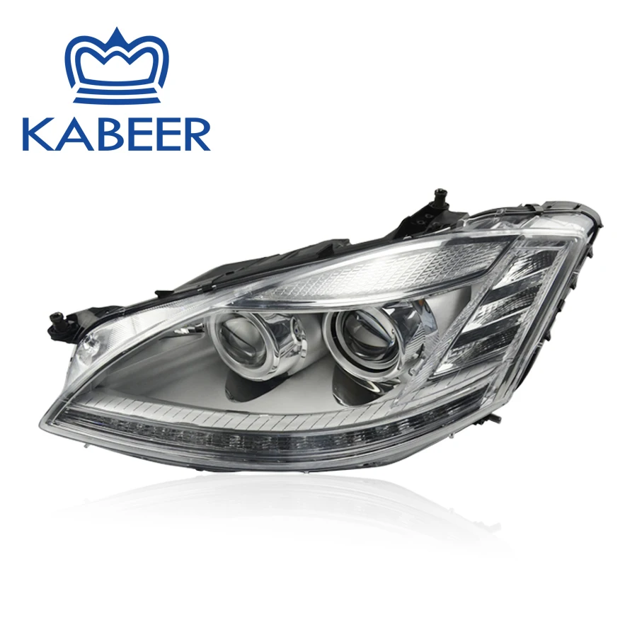 Фара в сборе подходит для Mercedes-Benz W221 2011-2012 с HID и AFS полный Plug& Play Aftermarket автомобильный передний светильник