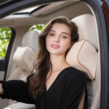 

Car Pillow 3D Memory Cotton Warm Car Neck Pillow Breathable Fashion Comfortable Universal Headrest OEM Car Accessories A01