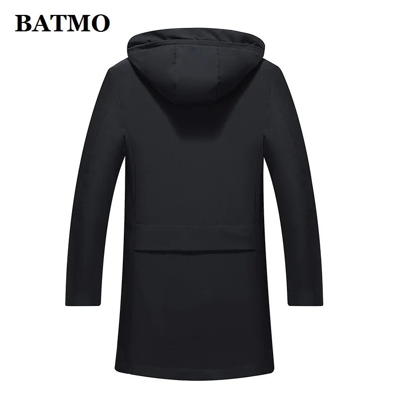BATMO Новое поступление зимние высококачественные мужские парки с капюшоном, мужские зимние куртки с капюшоном HLF8806-1