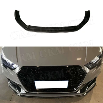 

Carbon Fiber Front Lip Spoiler For Audi A3 RS3 2017 -2019 Not For A3 Standard S3 FRP Head Bumper Extension Chin Car Styling
