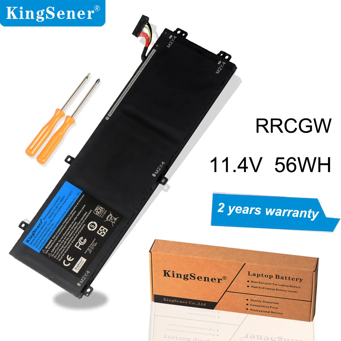 KingSener RRCGW аккумулятор для ноутбука Dell XPS 15 9550 Precision 5510 Series M7R96 62MJV 11,4 V 56WH 2 года гарантии