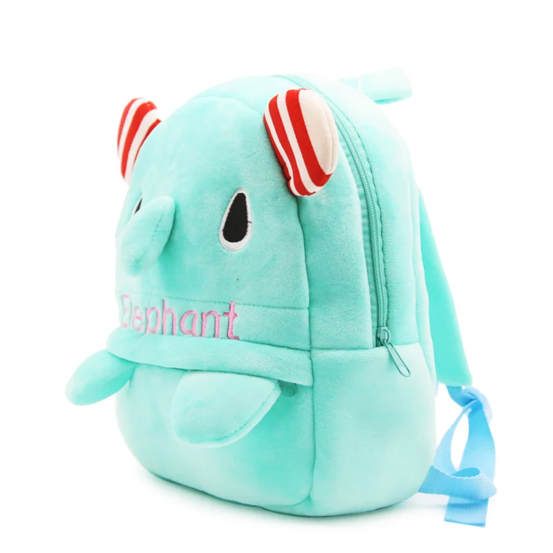 Новая Милая Детская плюшевая сумка с синим слоном Mochila Infantil, плюшевая сумка средней длины Borsa Bambina Bolsa Minnie От 3 до 5 лет, Детская сумка «peluche»