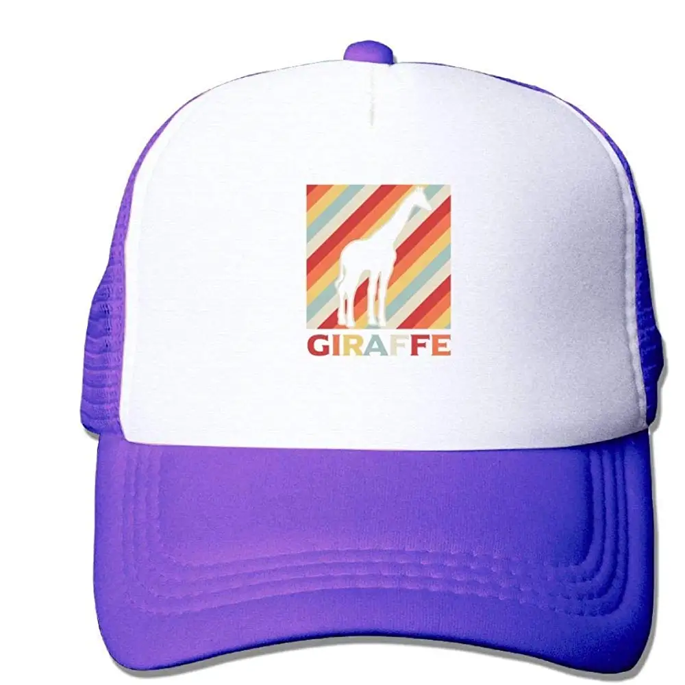 Сетчатая Кепка на заказ, бейсбольная кепка, цветная, с жирафом, регулируемая Спортивная Кепка s