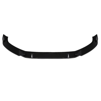 

New 3 Pieces Car Front Bumper Splitter Lip Spoiler Diffuser Cover Trim Protetion Guard Set For Audi A4 4 Door Model 2017-2018