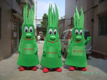 

Ohlees Mr. Xiao Cao mascot costume picture is example only,do custom according to customer design