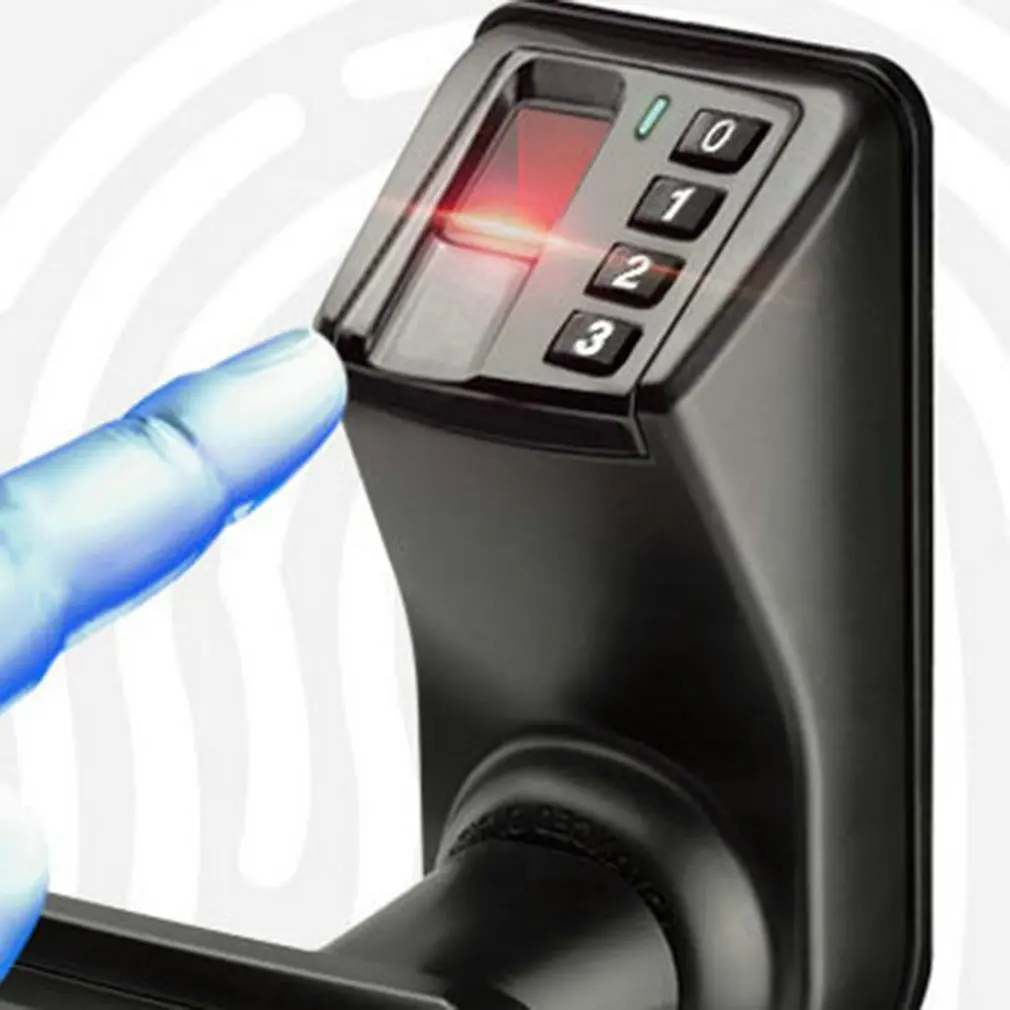 Indoor Door Fingerprint Lock Electronic Password Single Tongue Fingerprint Door Lock Directly Replace The Ball Lock