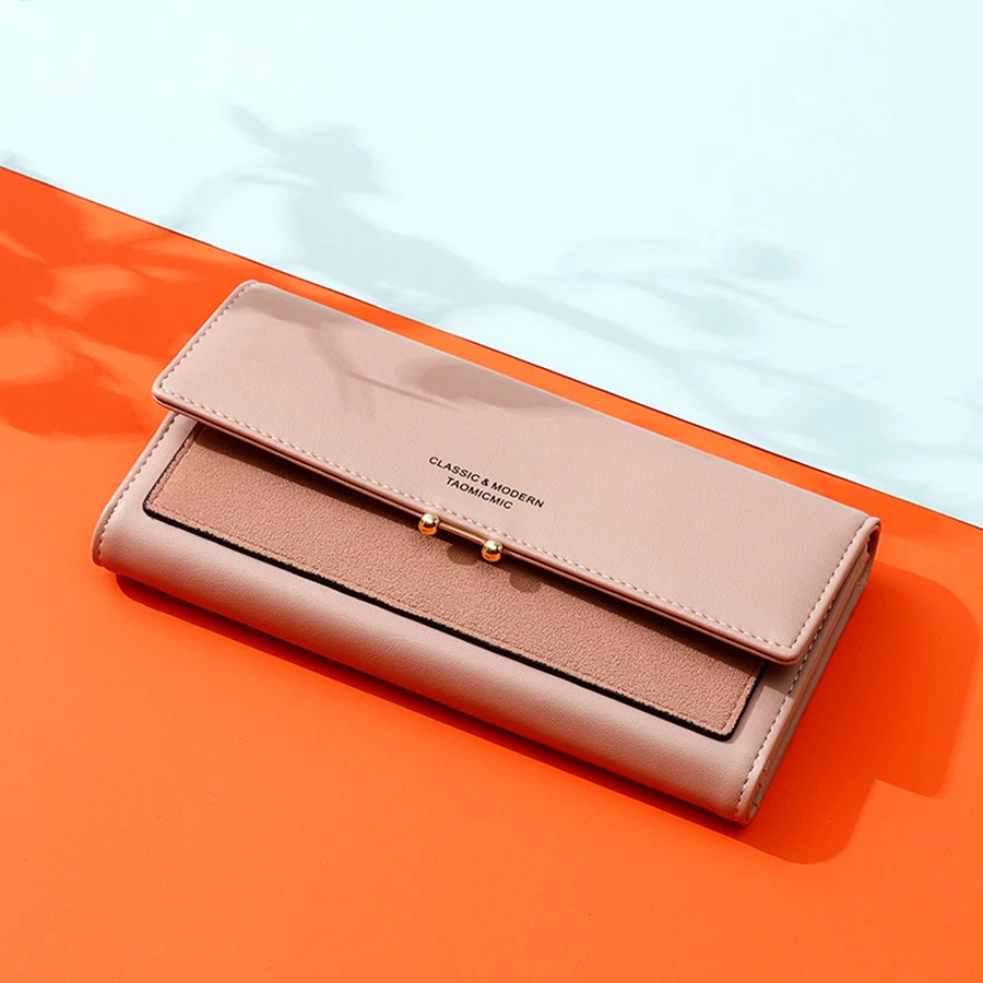 2019 New Fashion Wallet Women Long Section Splicing Frosted Large Capacity Clutch Women'S Designer Ladies Purse Wallets | Багаж и