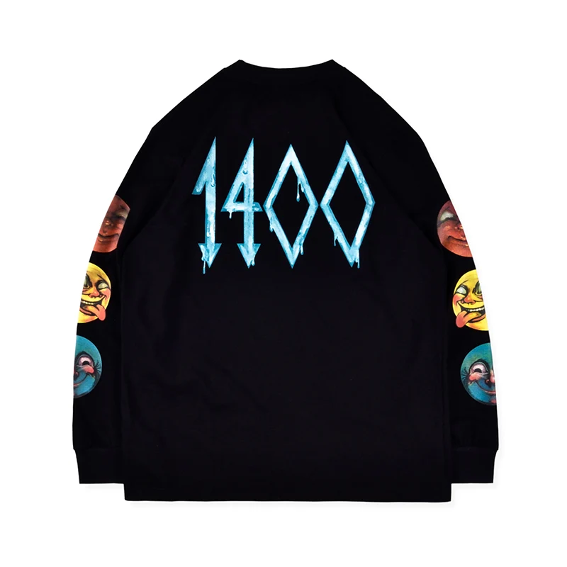 Trippie Redd 1400 Life's A Trip Limited Merch футболка с длинным рукавом для мужчин и женщин уличная свободная футболка пуловер черная футболка
