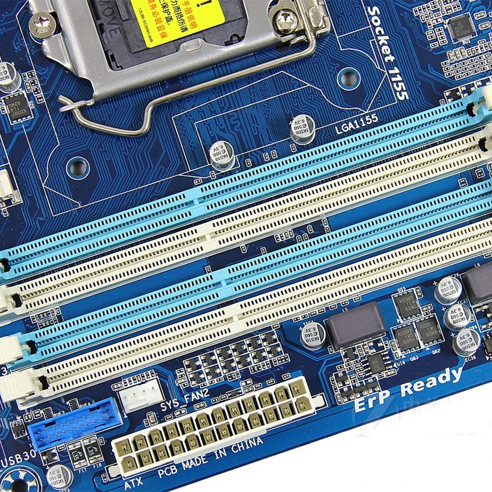 Оригинальная б/у настольная Материнская плата Gigabyte GA-Z77P-D3 Z77 Socket LGA 1155 Core i7/i5/i3/Pentium/Celeron DDR3 32G ATX