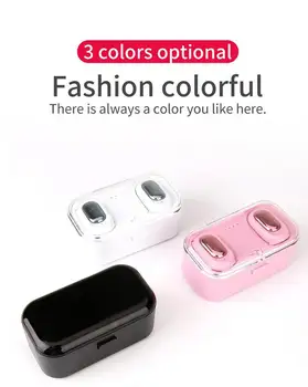 

L1 3D Stereo Sound Earbuds with Charging Box Mini Wireless Bluetooth Earphone Wireless Earphones Bluetooth Earphones r20