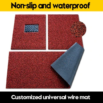 

Customized Universal Car Floor Mats Auto Classic Design Car Interior Wire Mats Fit Most Cars
