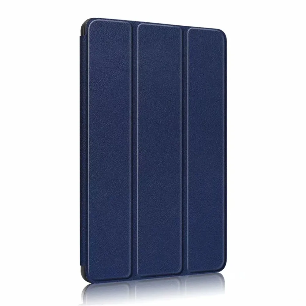 Dark blue Чехол для планшета для нового iPad 10,2 чехол для iPad 7-го поколения мягкая задняя крышка из ТПУ с держателем карандаша funda Capa+ защитная пленка - Цвет: Dark blue