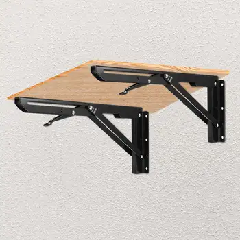 

2PCs Shelf Tripod bracket wall hanging right angle laminate fixed word partition shelf Bracket Furniture Hardware