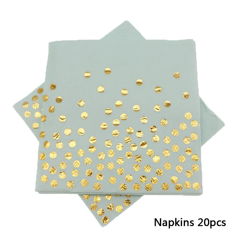 Napkins20pcs Лимонно-желтая одноразовая бумажная посуда украшения на день рождения для свадебного первого причастия вечерние принадлежности - Цвет: Napkins20pcs