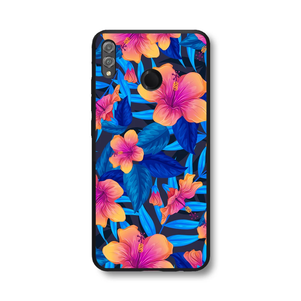 100239 Роскошный защитный чехол для Honor V10 чехол для телефона для huawei Honor 10 Lite светильник 10i 10 i животное/лист напечатанный Капа - Цвет: 100239