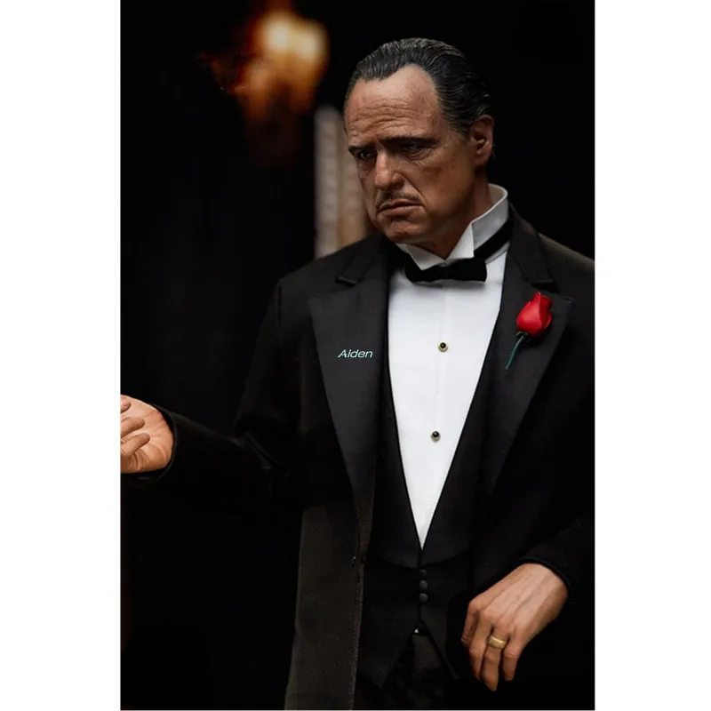 1" Статуя BW-SS-20301 бюст Vito Corleone 1/4 полная длина Портрет украшения Смола действие Коллекционная модель игрушечная коробка 46 см Z2572