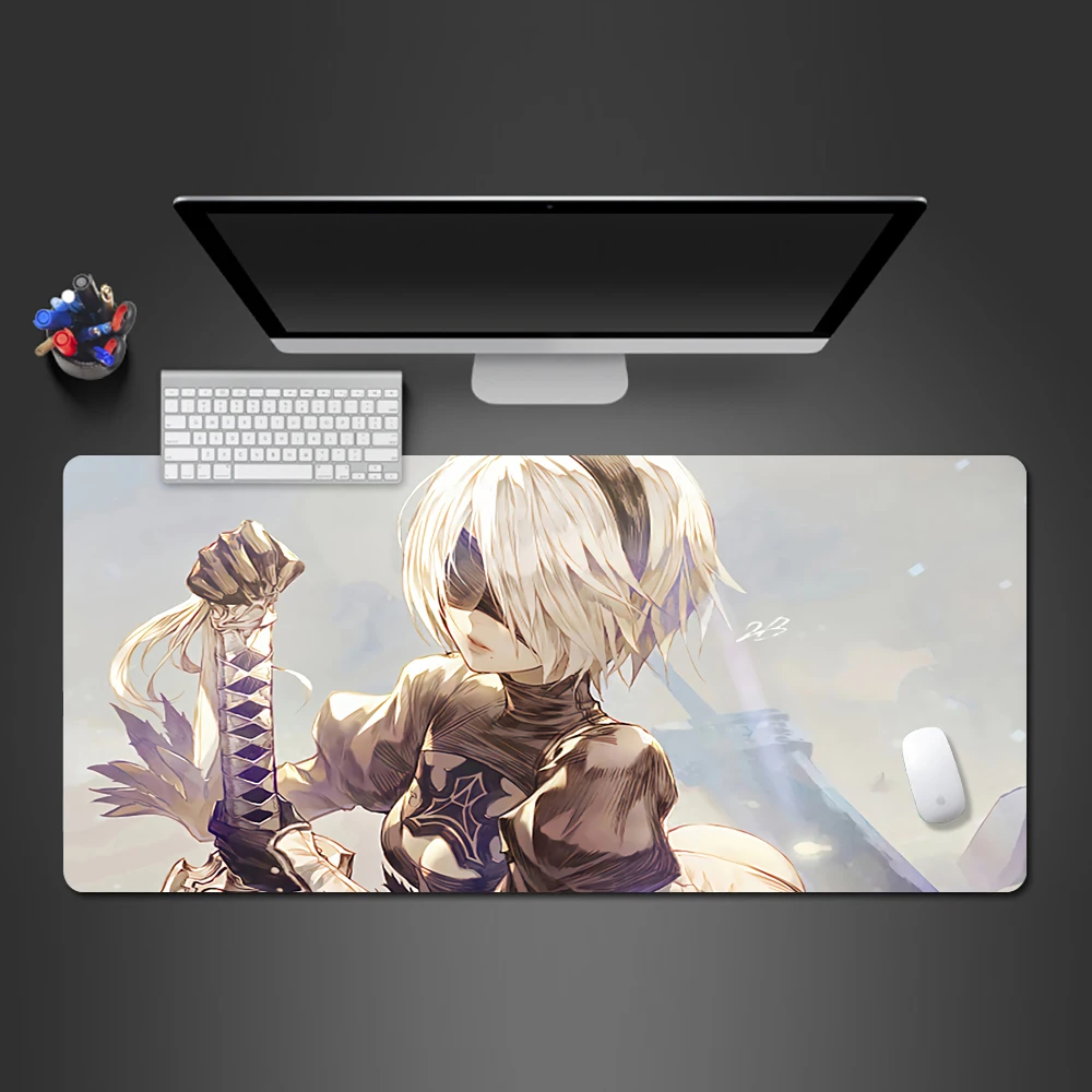 NieR Automata коврик для мыши PC игровой коврик для мыши геймер Коврик Для Мыши Компьютерный Популярный Настольный коврик для мыши ноутбук большой игровой коврик лучшие подарки