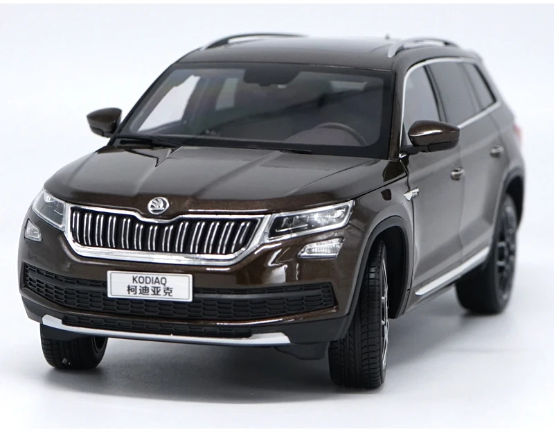 1:18 Высокая тщательная Skoda KODIAQ сплав модель автомобиля статические металлические модели автомобилей с оригинальной коробкой