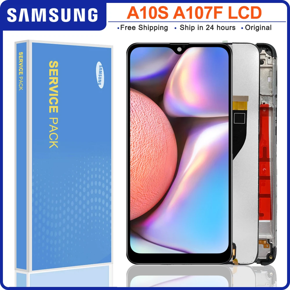 100% протестированный 6 2 ''ЖК-дисплей для Samsung galaxy A10s A107/DS A107F A107FD A107M сенсорный