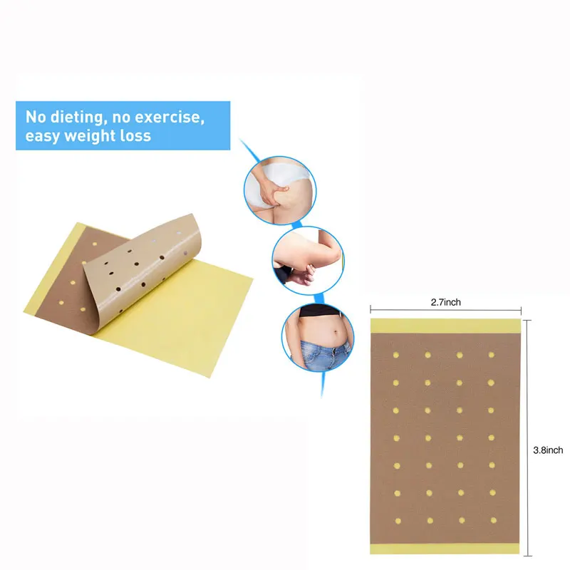 10 шт. Традиционная китайская медицина наклейка на пупок для похудения тонкая