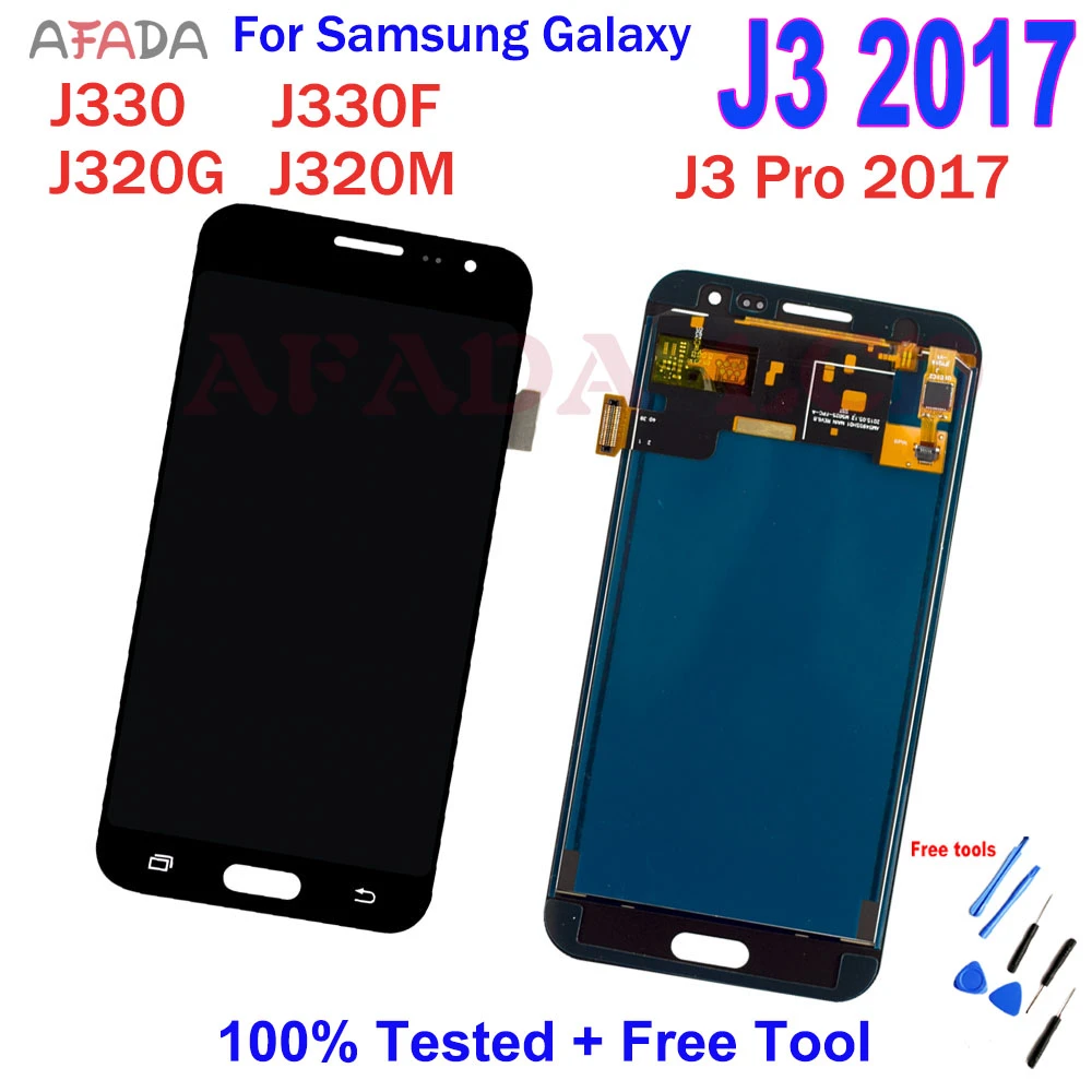 Samsung Galaxy J3 17 J330 J330f J330g Lcd Ekran Dokunmatik Ekran J3 Pro 17 Lcd Ekran Degistirme Cep Telefonu Lcd Leri Aliexpress