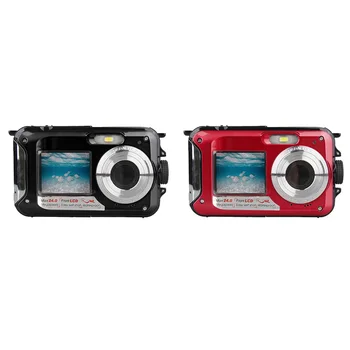 

Waterproof Digital Camera Underwater Camera Video Recorder Selfie Dual Sn DV Recording Camera